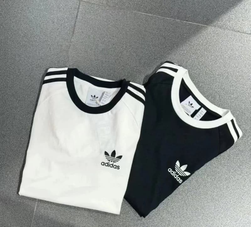 아디다스 트레포일 삼선 자수 반팔 티셔츠 7