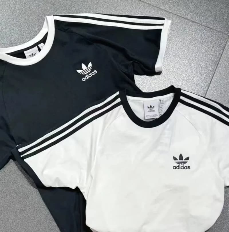 아디다스 트레포일 삼선 자수 반팔 티셔츠 8