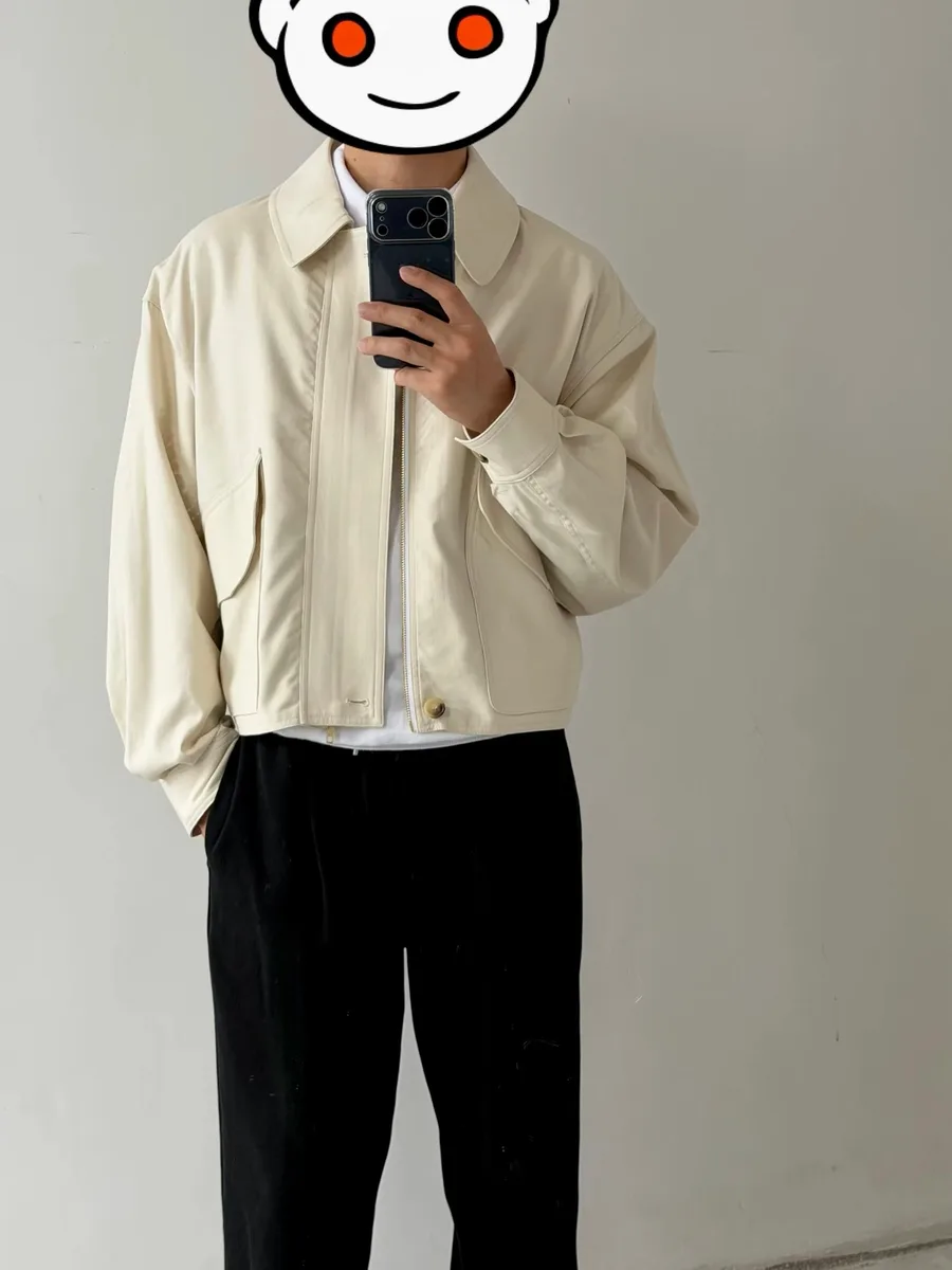 크리스타세야 스타일 아이보리 숏 집업 자켓 15