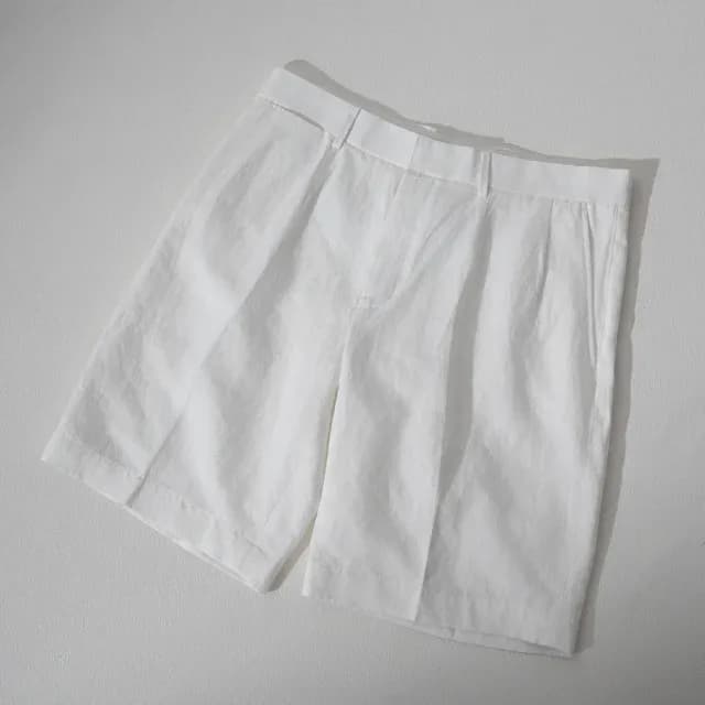 콜라 인디펜던트 리넨 코튼 블렌드 버뮤다 반바지 4