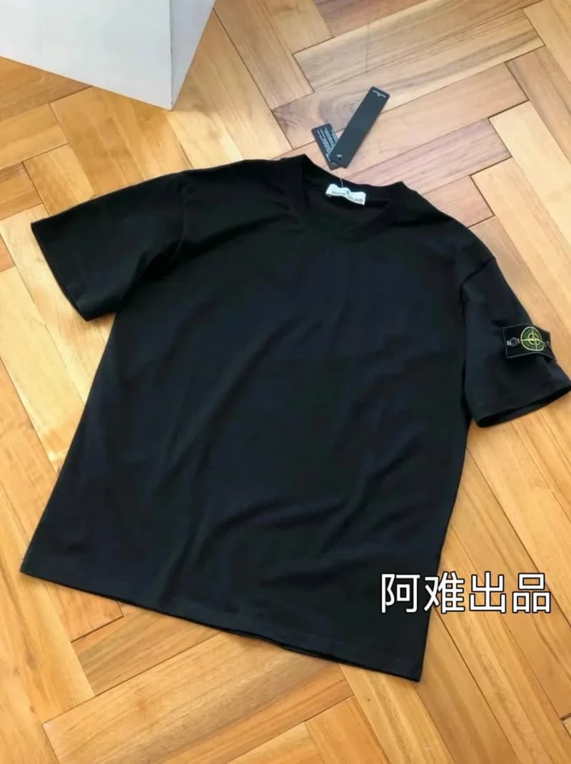 스톤아일랜드 배지 로고 반팔 티셔츠 (260g 코튼) 5