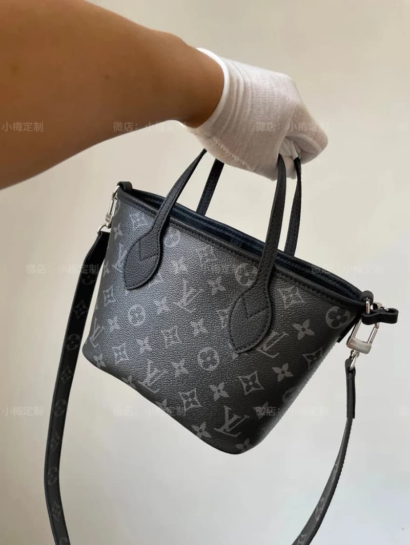 루이비통 네버풀 BB 블랙 모노그램 (양면 리버서블) 5