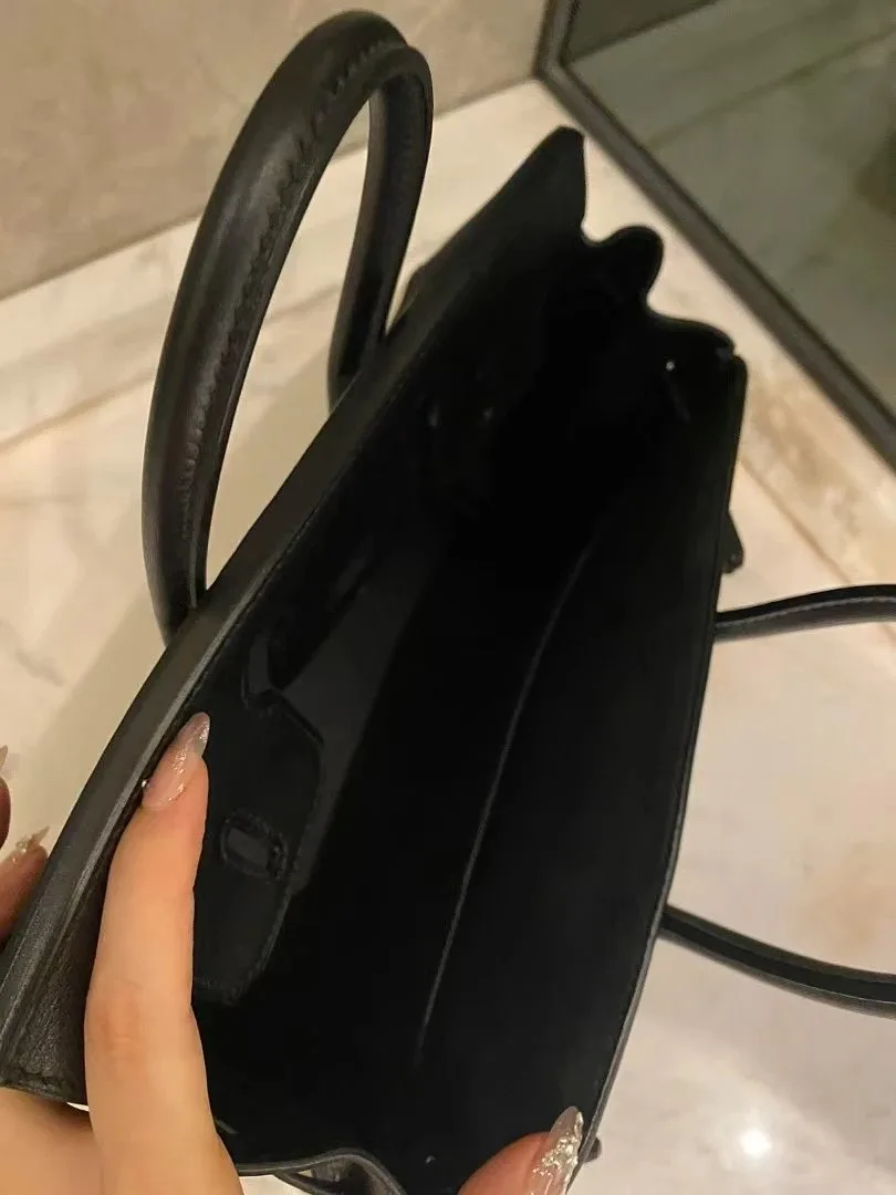 에르메스 버킨 25 투알 (팬더 블랙 실버) 22