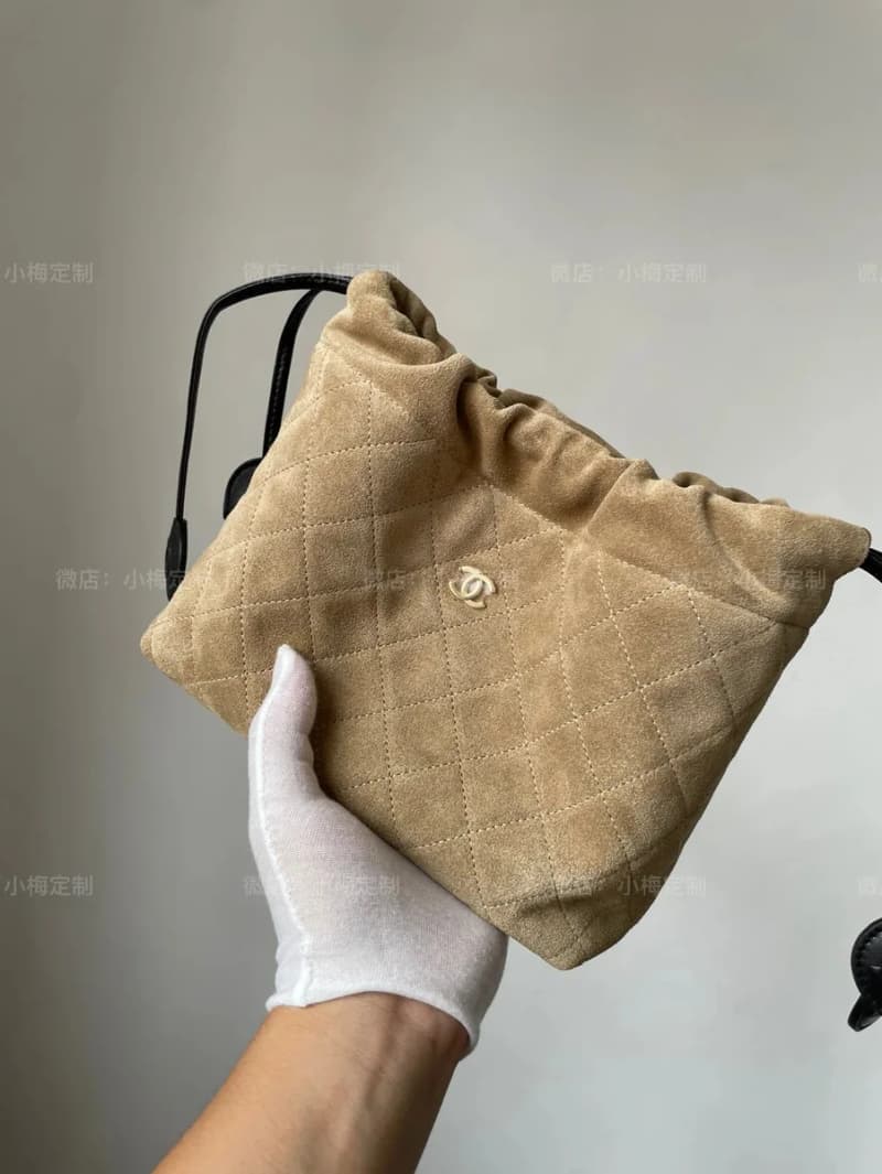 샤넬 복주머니백 스웨이드 (스몰) 상세 2