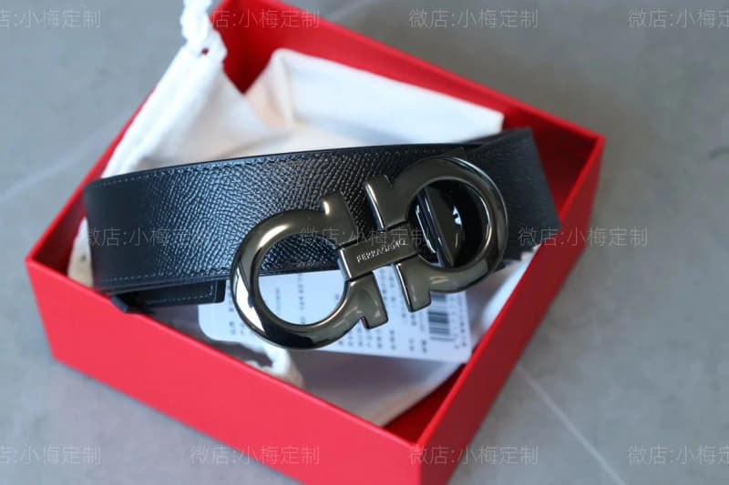 살바토레 페라가모 간치니 리버시블 벨트 (더블페이스 카프스킨) 4