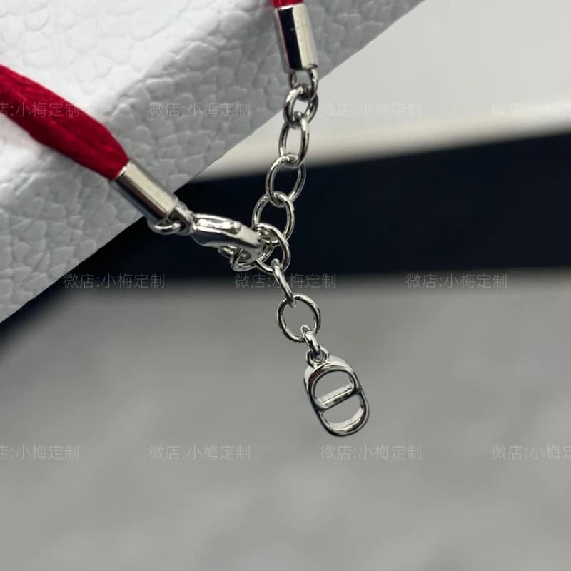 디올 앤 카우스 레드 로프 팔찌 4