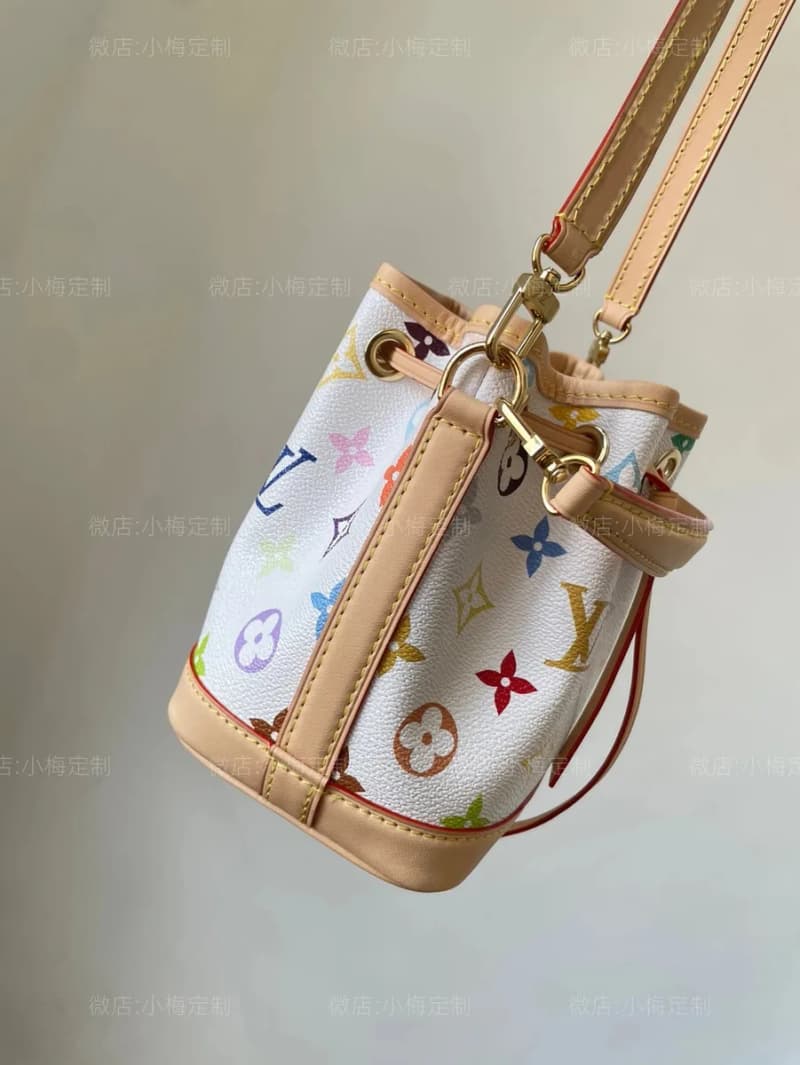 루이비통 나노 노에 (모노그램 멀티컬러 화이트) 7