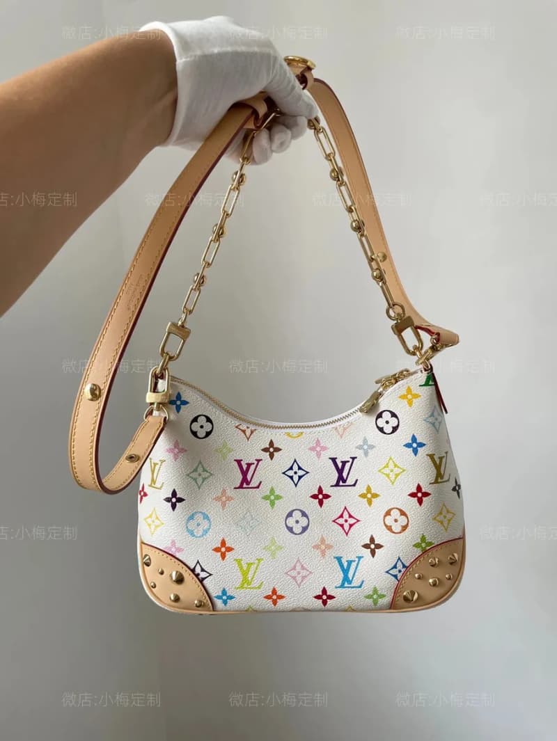 루이비통 x 부로뉴 백 (화이트 삼색 모노그램) 상세 2