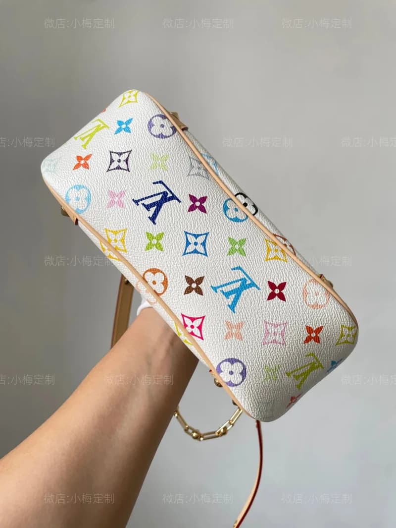 루이비통 x 부로뉴 백 (화이트 삼색 모노그램) 7