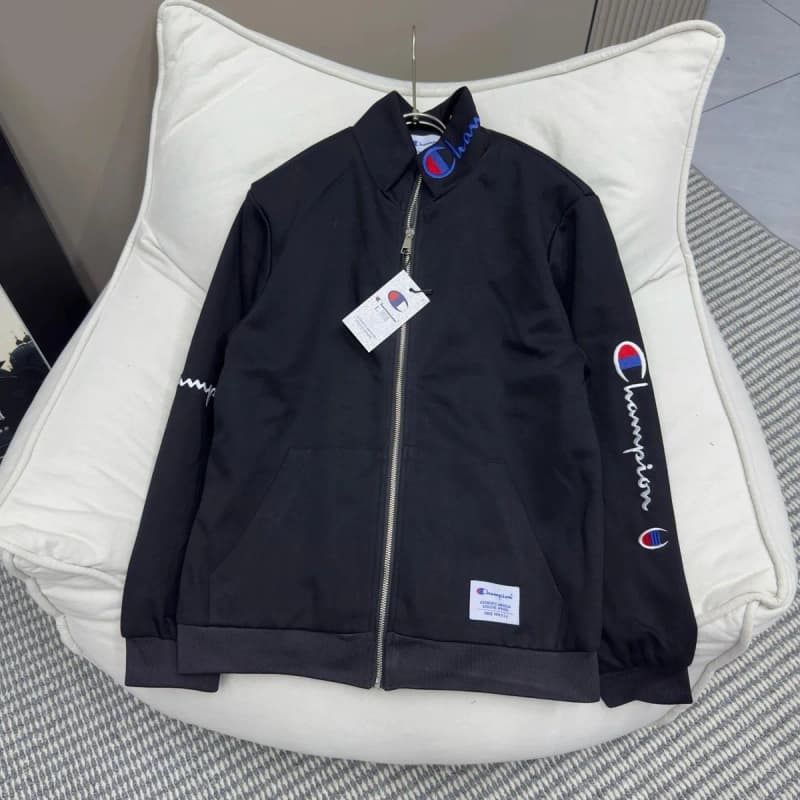 챔피온 스탠드 칼라 자켓 (로고 자수) 상세 2