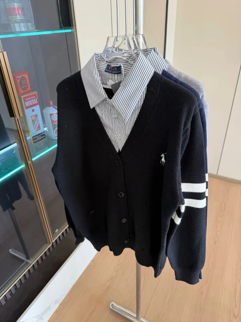 폴로 랄프로렌 폴 자수 로고 가짜 이너 남방 카디건 7