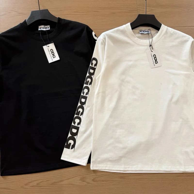 꼼데가르송 CDG 슬리브 레터링 롱슬리브 티셔츠 4