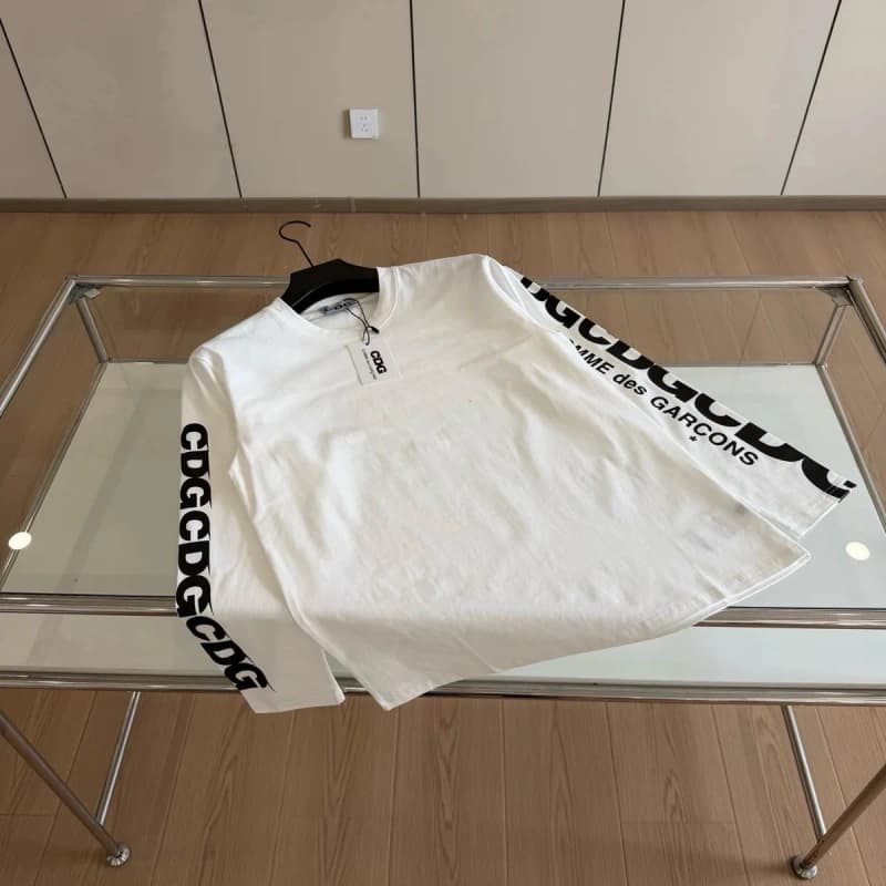 꼼데가르송 CDG 슬리브 레터링 롱슬리브 티셔츠 9