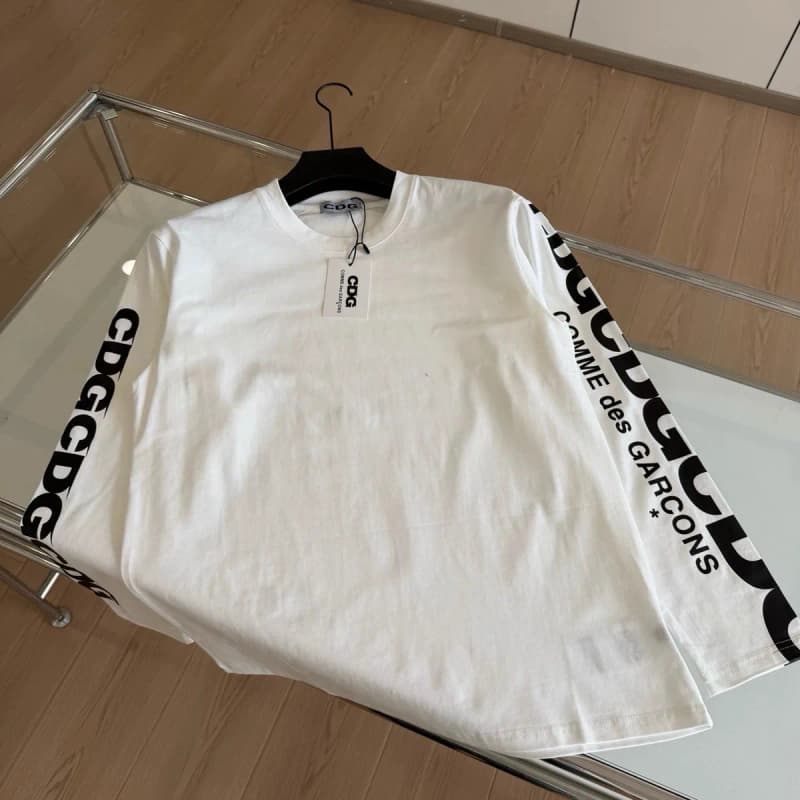 꼼데가르송 CDG 슬리브 레터링 롱슬리브 티셔츠 10