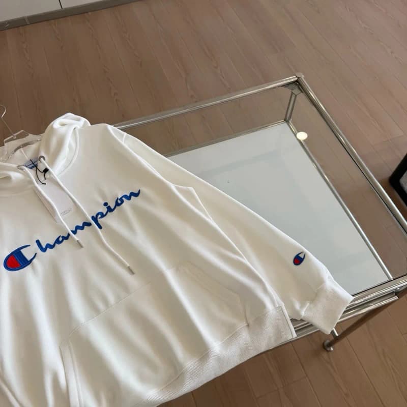 챔피온 가슴 자수 레터링 후드 스웨트셔츠 10