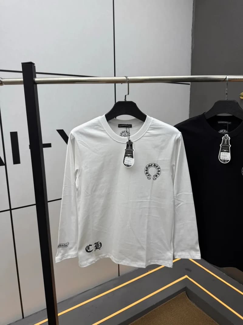 크롬하츠 크로스 패턴 롱슬리브 티셔츠 상세 2
