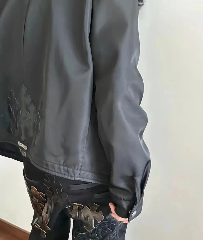 크롬하츠 숏 나일론 백크로스 자켓 8