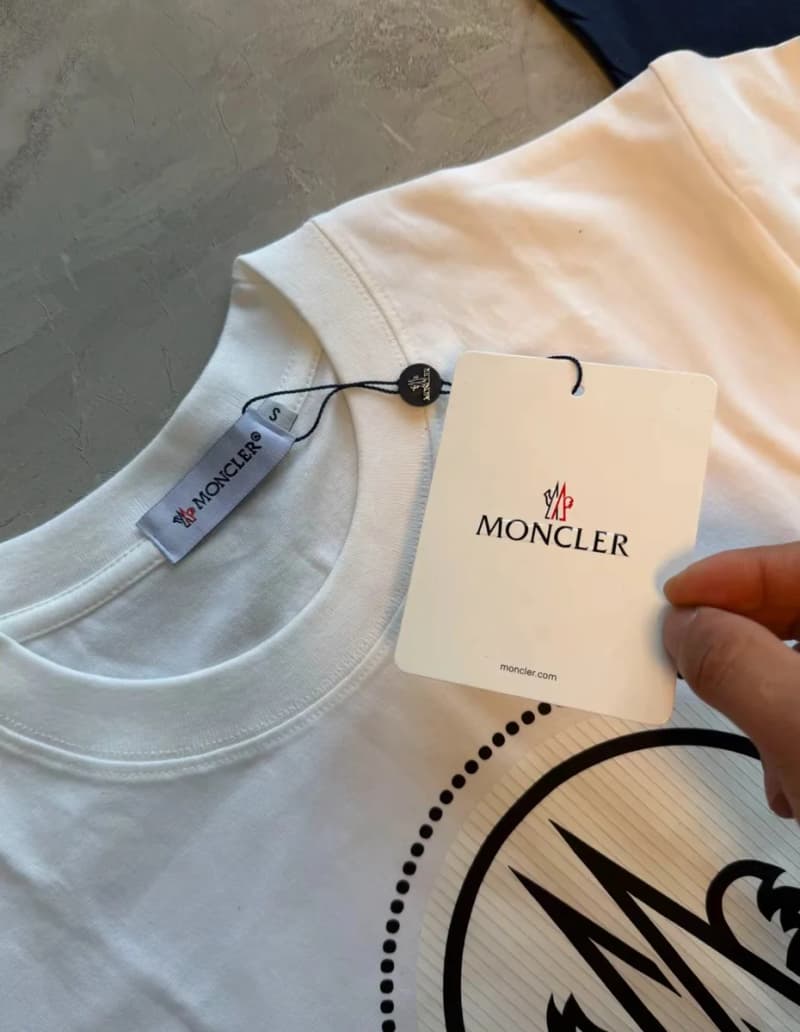 몽클레르 로고 자수 긴팔 티셔츠 (퓨어 코튼) 10