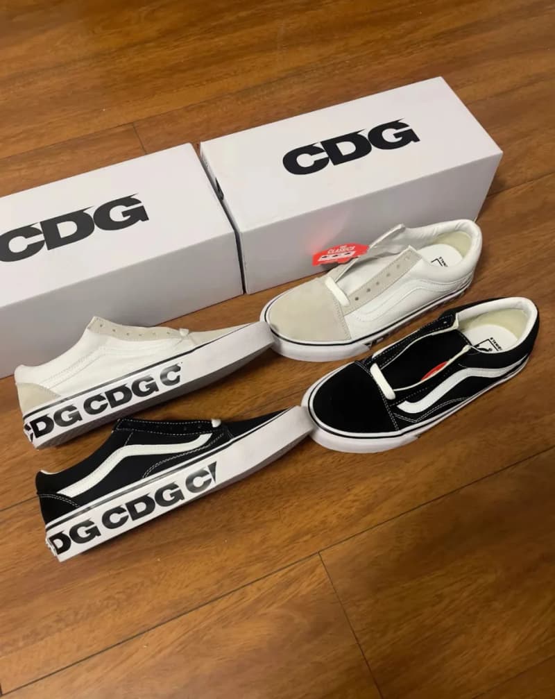 반스 올드스쿨 CDG 콤데가르송 콜라보 스니커즈 3