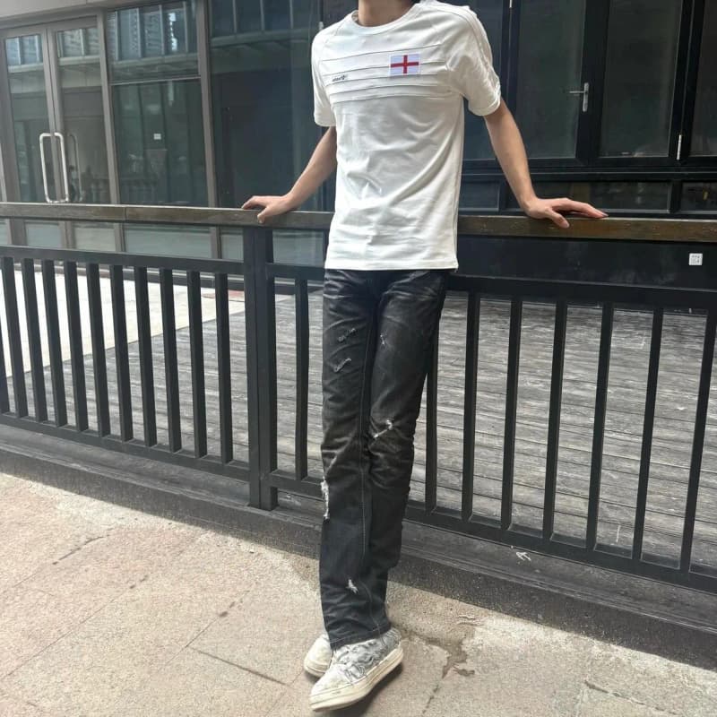 아디다스 잉글랜드 자수 반팔 티셔츠 4