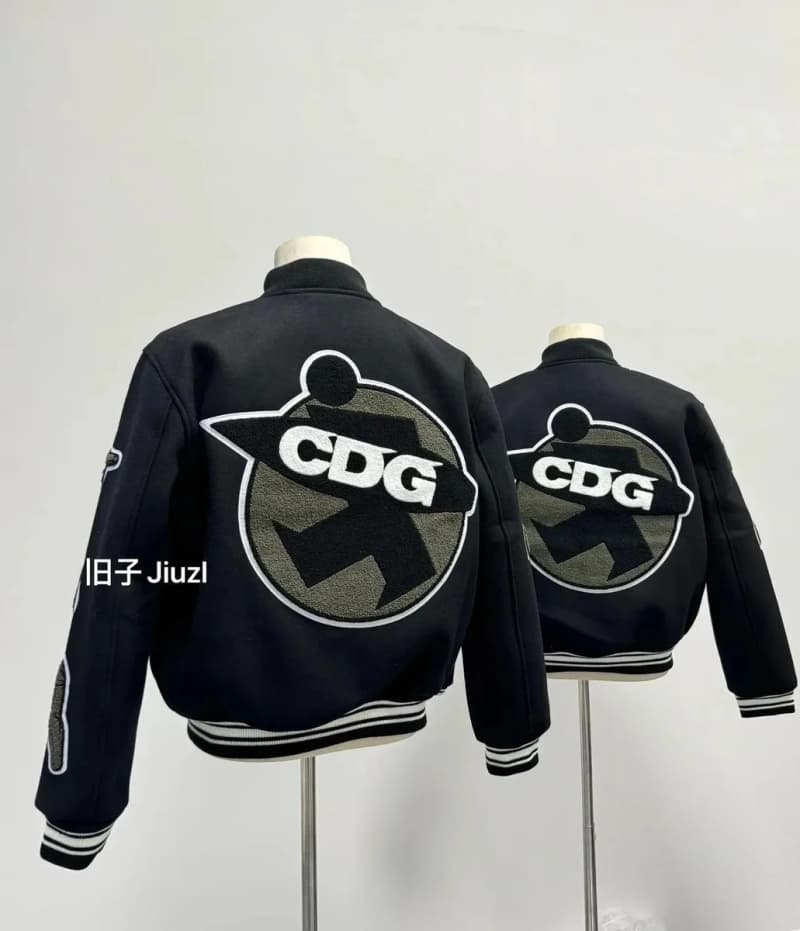 꼼데가르송 CDG x 스투시 40주년 콜라보 야구점퍼 (울) 3