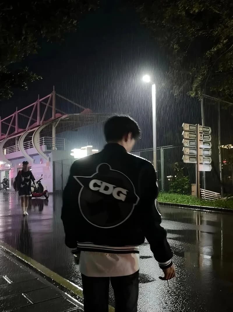 꼼데가르송 CDG x 스투시 40주년 콜라보 야구점퍼 (울) 4