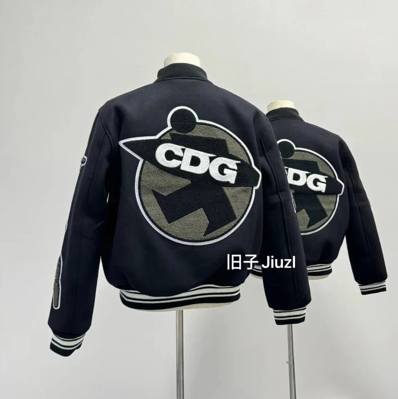 꼼데가르송 CDG x 스투시 40주년 콜라보 야구점퍼 (울) 7