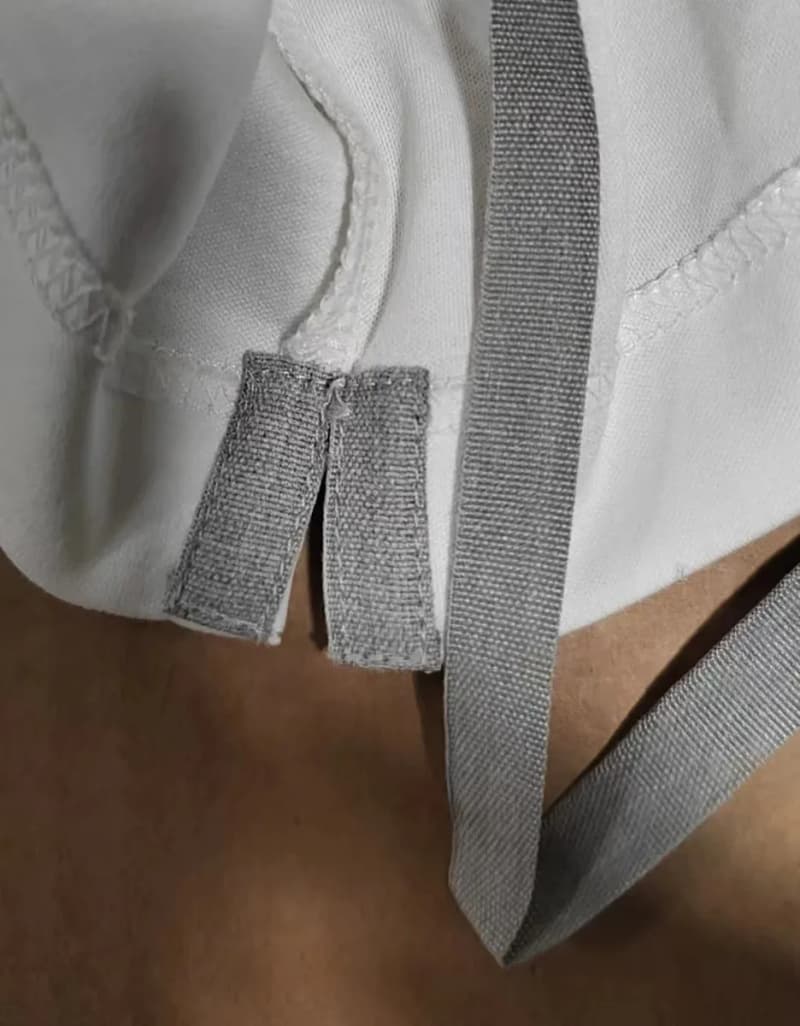 브루넬로 쿠치넬리 BC 라운드넥 로고 화이트 티셔츠 4