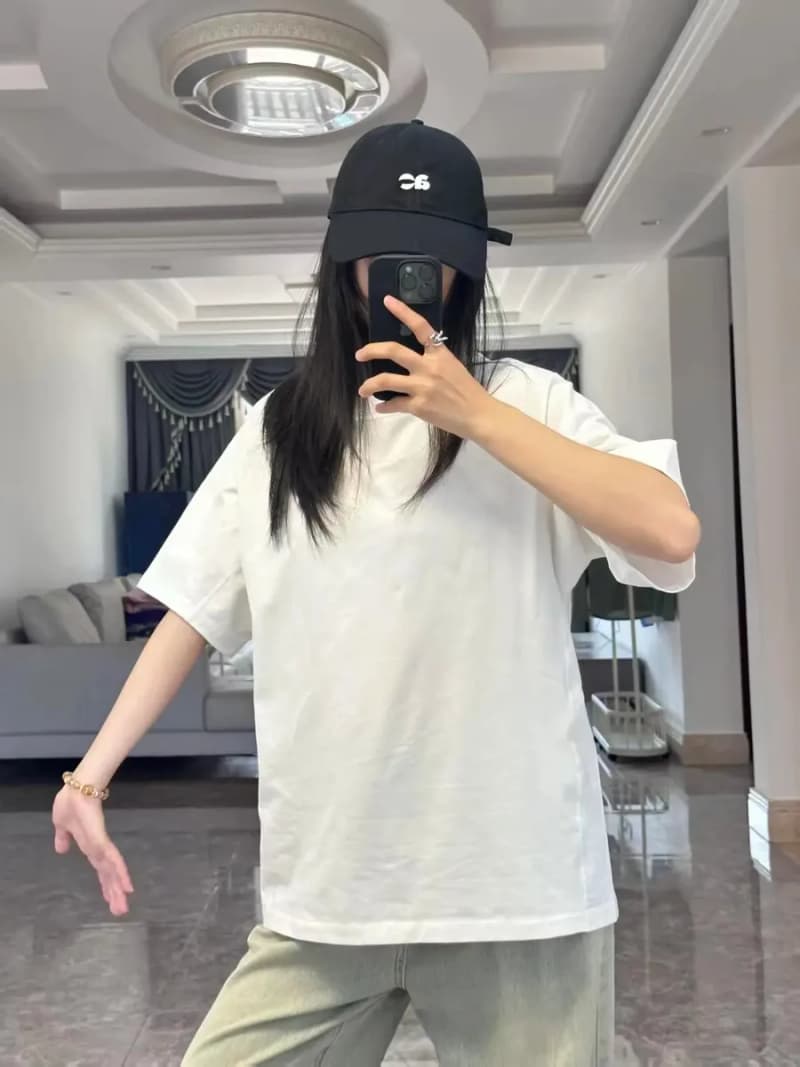 룰루레몬 솔리드 라운드넥 반팔 티셔츠 (오버핏) 5