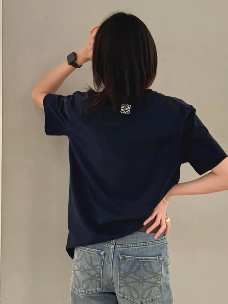 로에베 헬로 아나그램 프린트 반팔 티셔츠 상세 2