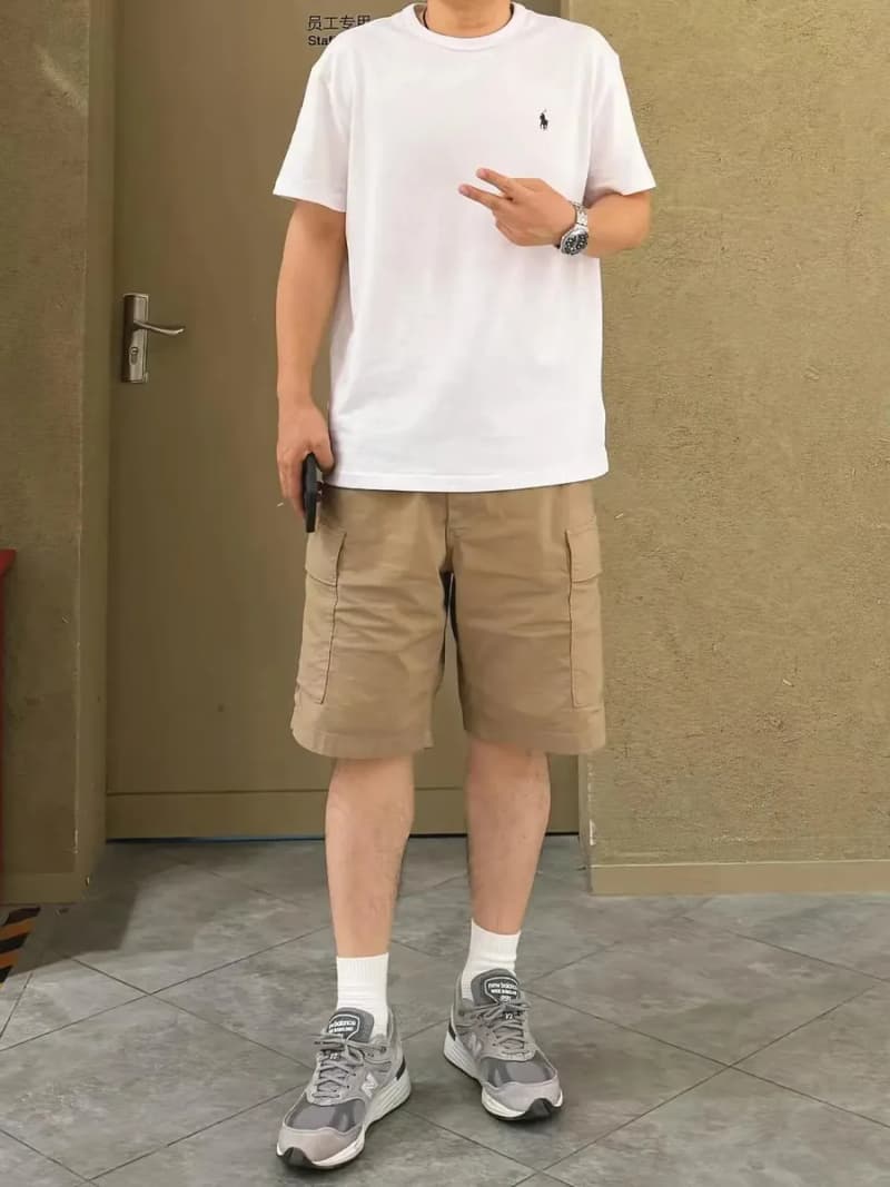 폴로 랄프로렌 크루넥 로고 자수 반팔 티셔츠 4