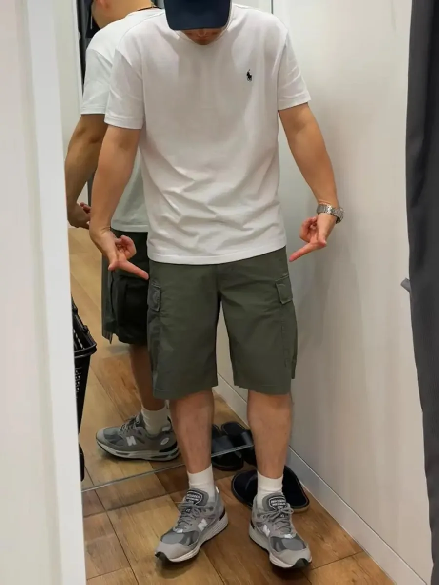 폴로 랄프로렌 크루넥 로고 자수 반팔 티셔츠 5
