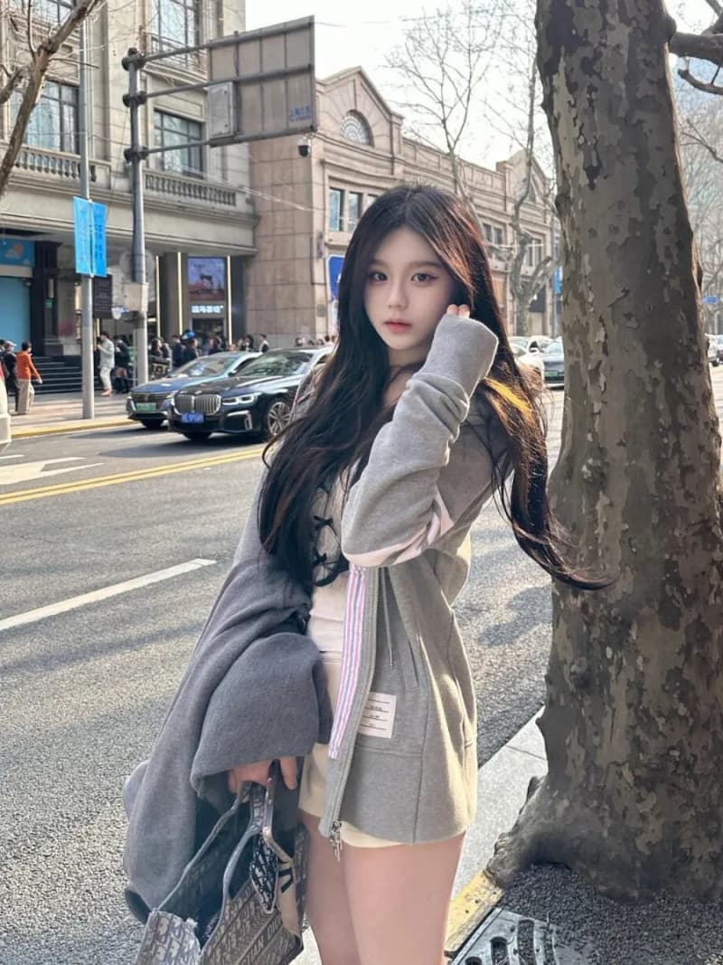 톰브라운 클래식 4바 후드 집업 자켓 4