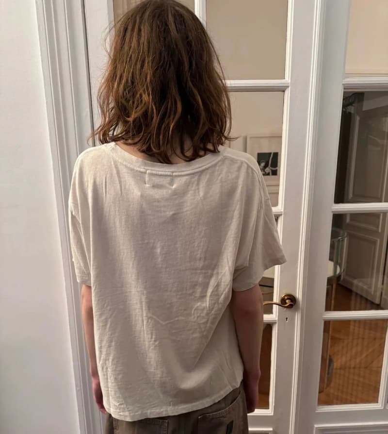 앙팡리쉬데프리메 카니발 파티 박시 프린트 반팔 티셔츠 상세 2