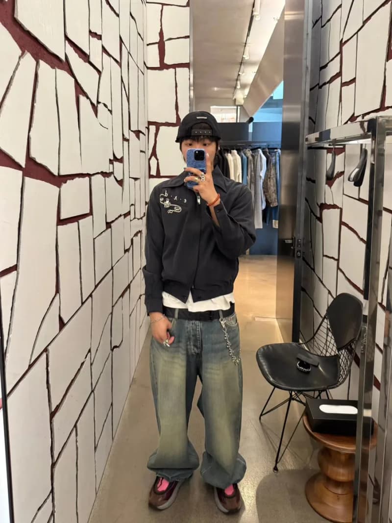 앙팡리쉬데프리메 우울한 부잣집 자수 코치 자켓 6