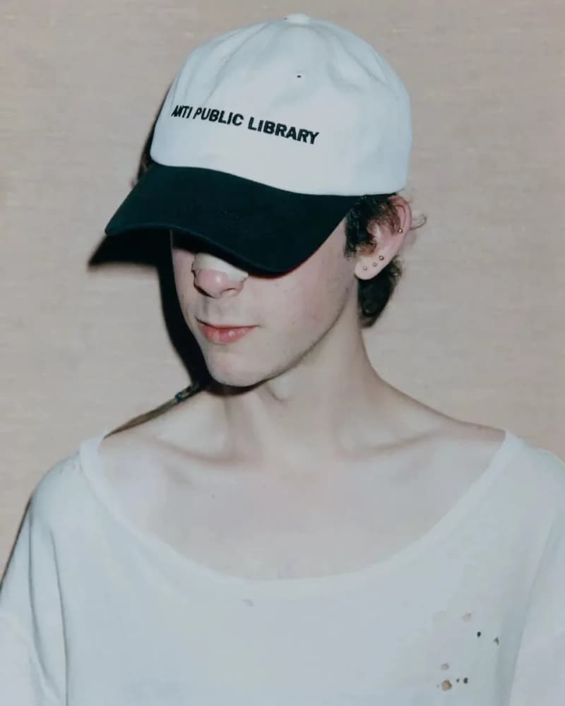 앙팡리쉬데프리메 ERD 안티 퍼블릭 라이브러리 컬러블록 캡 6