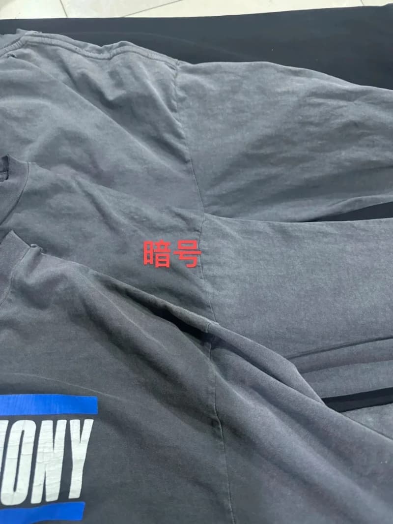 앙팡리쉬데프리메 본즈 오브 매트리모니 워싱 프린트 긴팔티 7