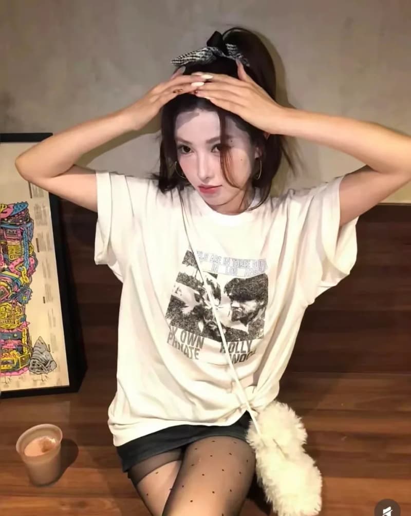팔리할리우드 로스트 엔젤 인물 프린트 워싱 반팔 티셔츠 16