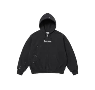 슈프림 박스로고 집업 후드 자켓 (콜라보 두꺼운 원단)