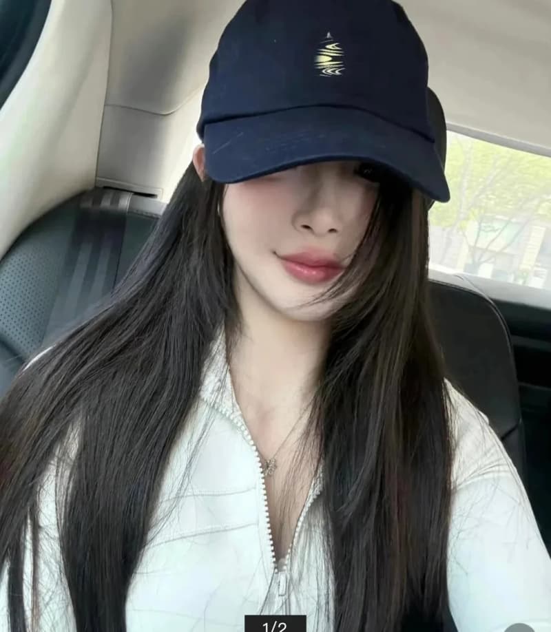 미아 프로그시드 스몰 로고 자수 야구모자 (딥 브림) 상세 1