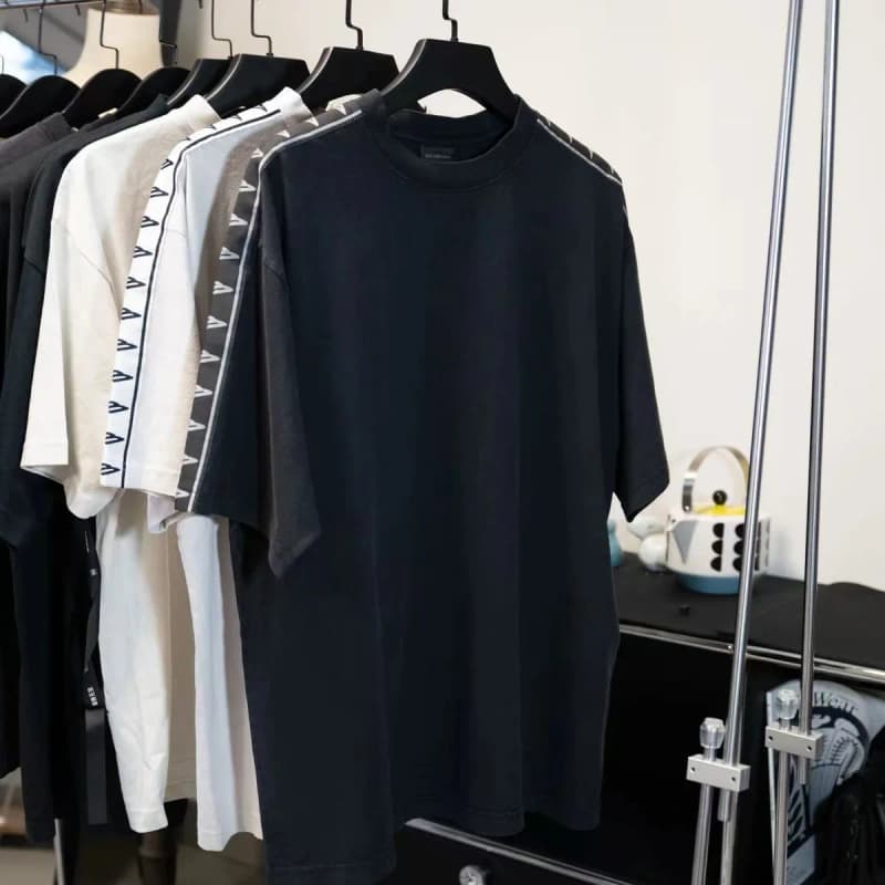 발렌시아가 3B 밴딩 반팔 티셔츠 4