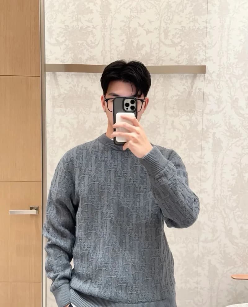 디올 올패턴 캐시미어 니트 상세 2