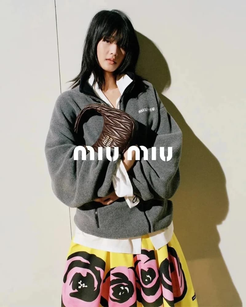 미우미우 로고 자수 뽀글이 지퍼 자켓/mm스튜디오 14