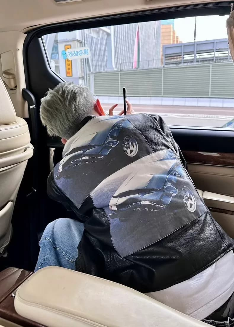앙팡리쉬데프리메 포르쉐 라이더 레더 재킷 (17SS) 상세 1