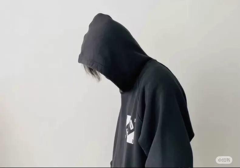 앙팡리쉬데프리메 포토 프린트 후디 (워시드 블랙) 7
