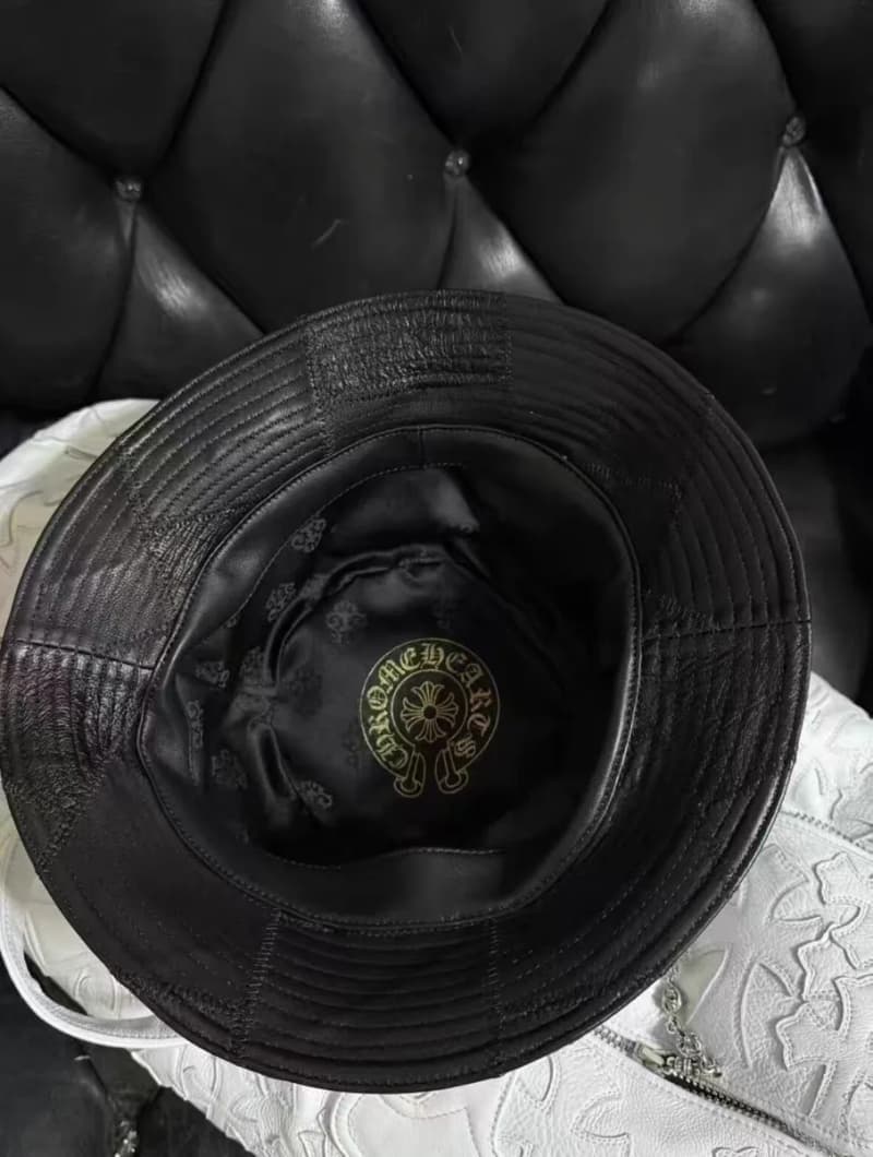 크롬하츠 애스펜 리미티드 패치워크 레더 버킷햇 상세 2