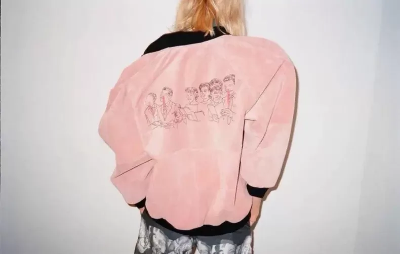 앙팡리쉬데프리메 18SS 노즈블리드 코이어 스웨이드 봄버 재킷 6