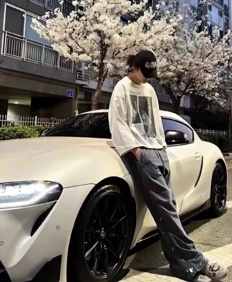 앙팡리쉬데프리메 우키요에 게이샤 그래픽 스웨트셔츠 3
