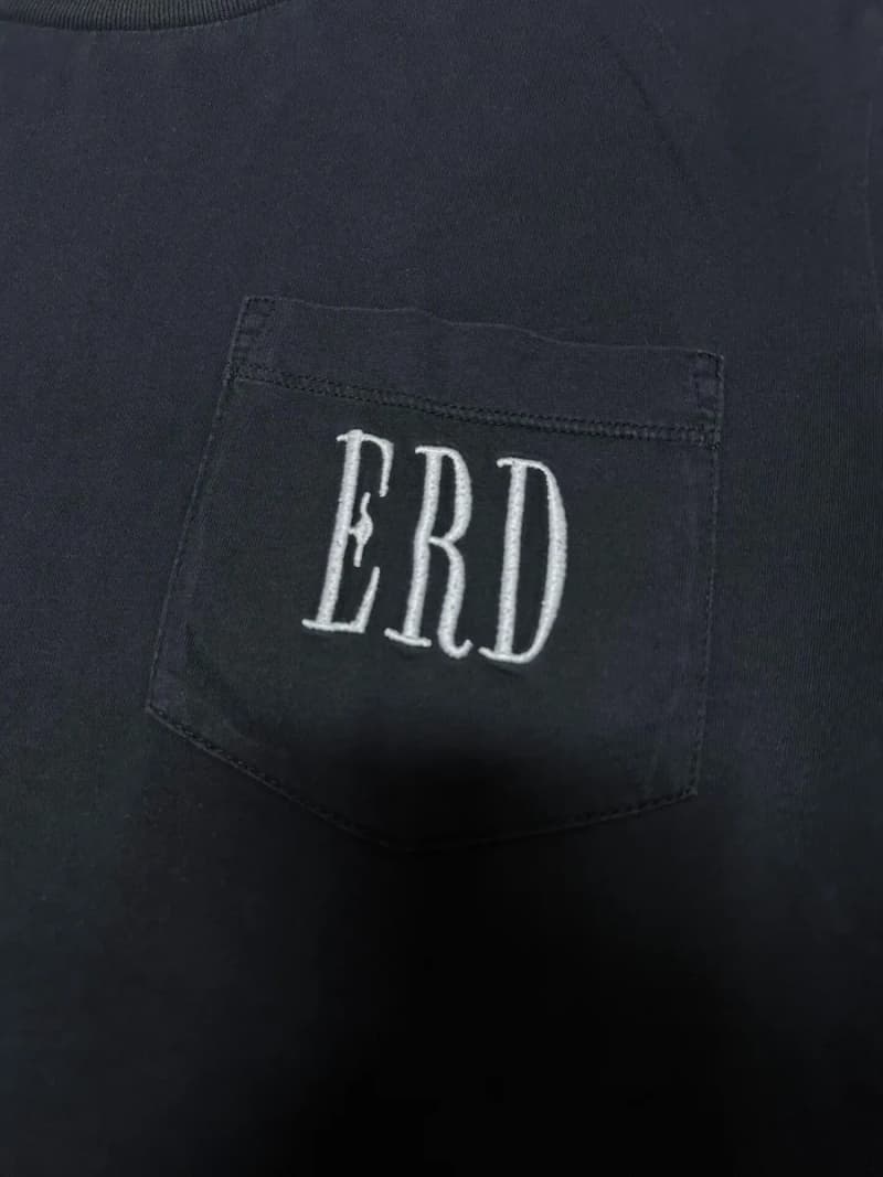 앙팡리쉬데프리메 ERD 포켓 자수 티셔츠 (블랙) 3