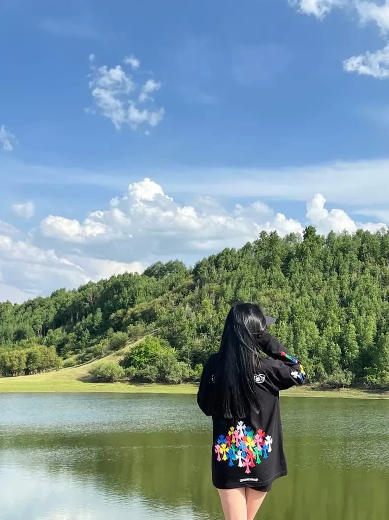크롬하츠 멀티 크로스 레인보우 판타지 롱슬리브 6